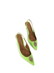 Kurt Geiger London Belgravia Eagle Sling Back Shoes - Image 2 of 5