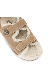 Kurt Geiger London Cream Orson Teddy Sandals - Image 5 of 5