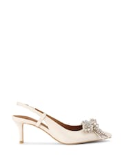 Kurt Geiger London Belgravia Bow Sling Back Shoes - Image 2 of 5