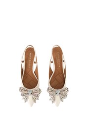 Kurt Geiger London Belgravia Bow Sling Back Shoes - Image 4 of 5