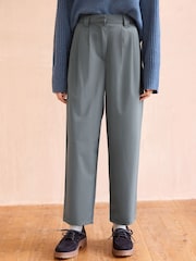 Blue Premium Wool Rich Tapered Trousers - Image 2 of 7