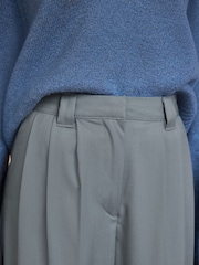 Blue Premium Wool Rich Tapered Trousers - Image 4 of 7