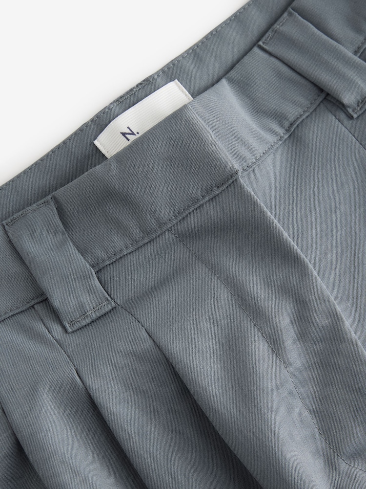 Blue Premium Wool Rich Tapered Trousers - Image 5 of 7