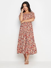 PixieGirl Petite Floral Print Tiered Midaxi Dress - Bild 1 von 5