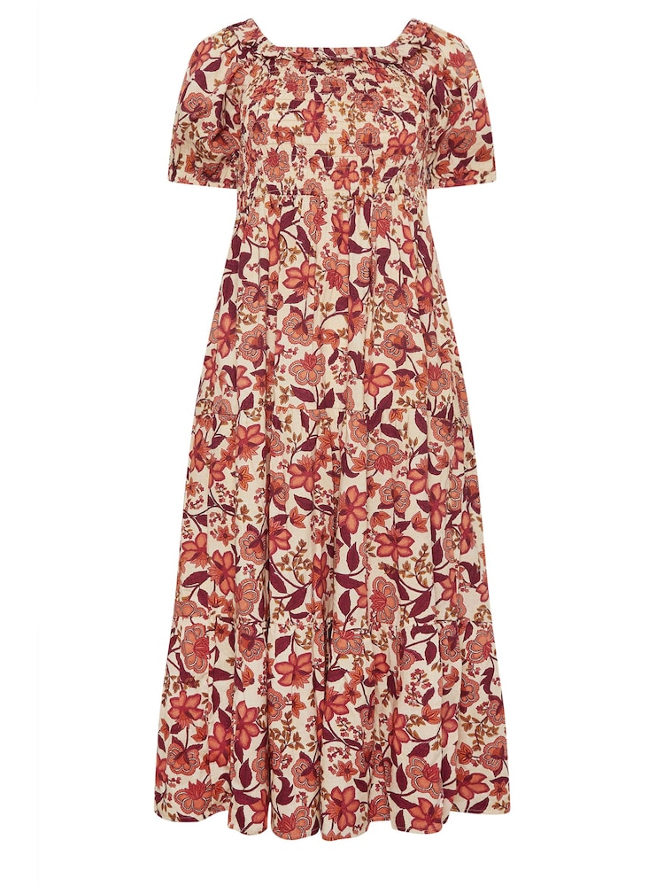 PixieGirl Petite Floral Print Tiered Midaxi Dress - Bild 5 von 5 PixieGirl Petite Floral Print Tiered Midaxi Dress - Bild 5 von 5