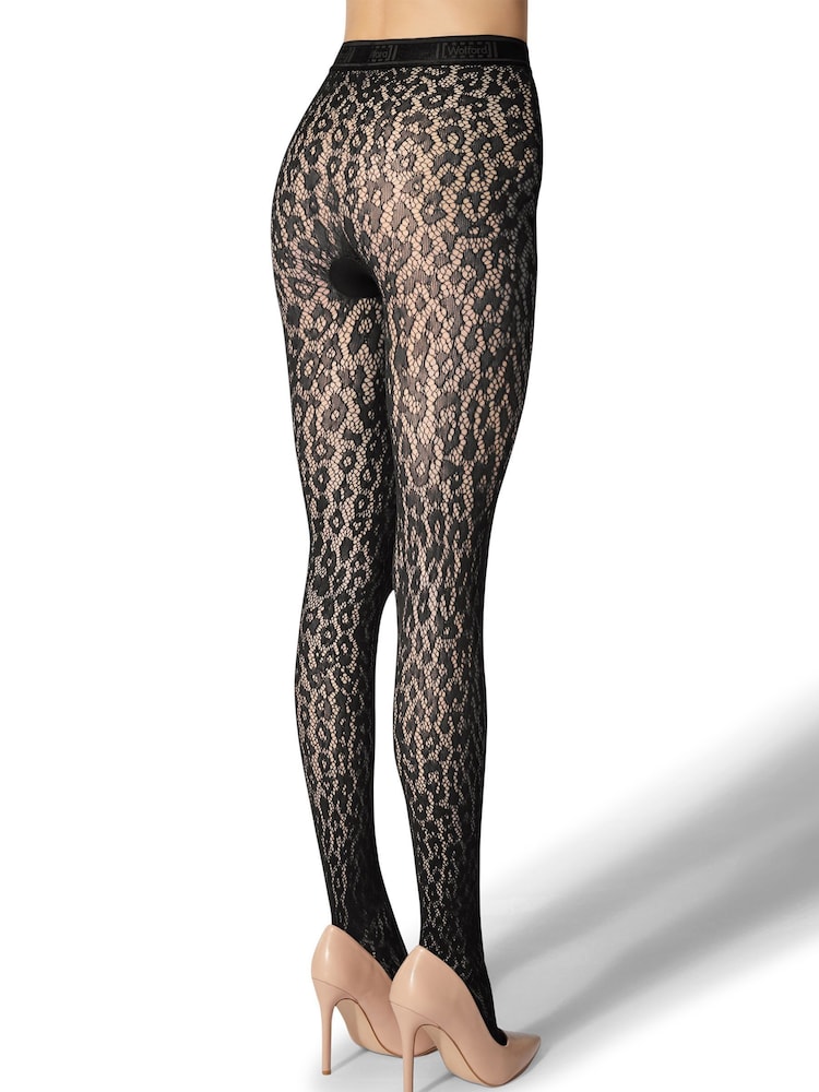 Колготки с кружевной отделкой Wolford Leo - Изображение 2 из 4