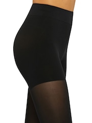 Wolford Black 66 Tummy Control Top Tights - Image 5 of 6