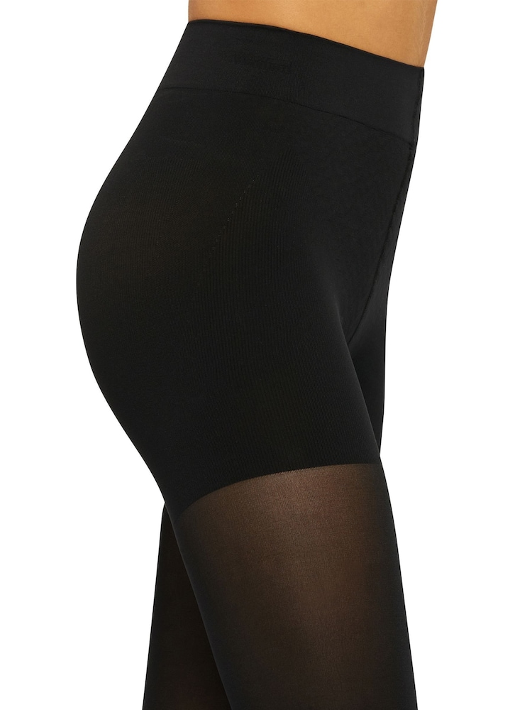 Wolford Black 66 Tummy Control Top Tights - Image 5 of 6