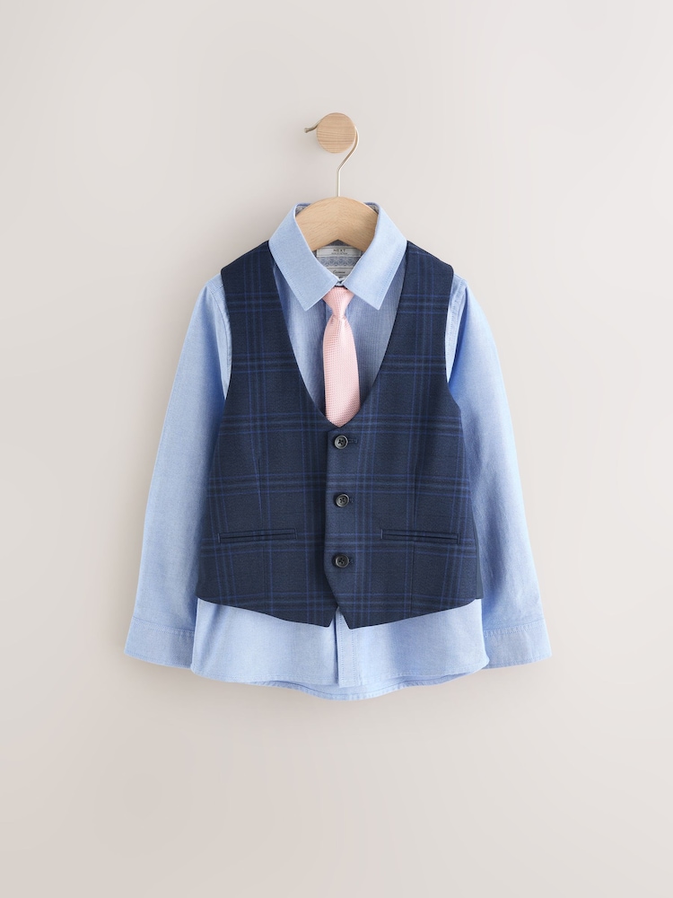 WC Set Denim Bold Blue Waistcoat (12mths-16yrs) - Image 1 of 5