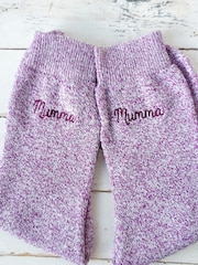 Solesmith Womens Purple Personalised Walking Socks - Image 3 of 3