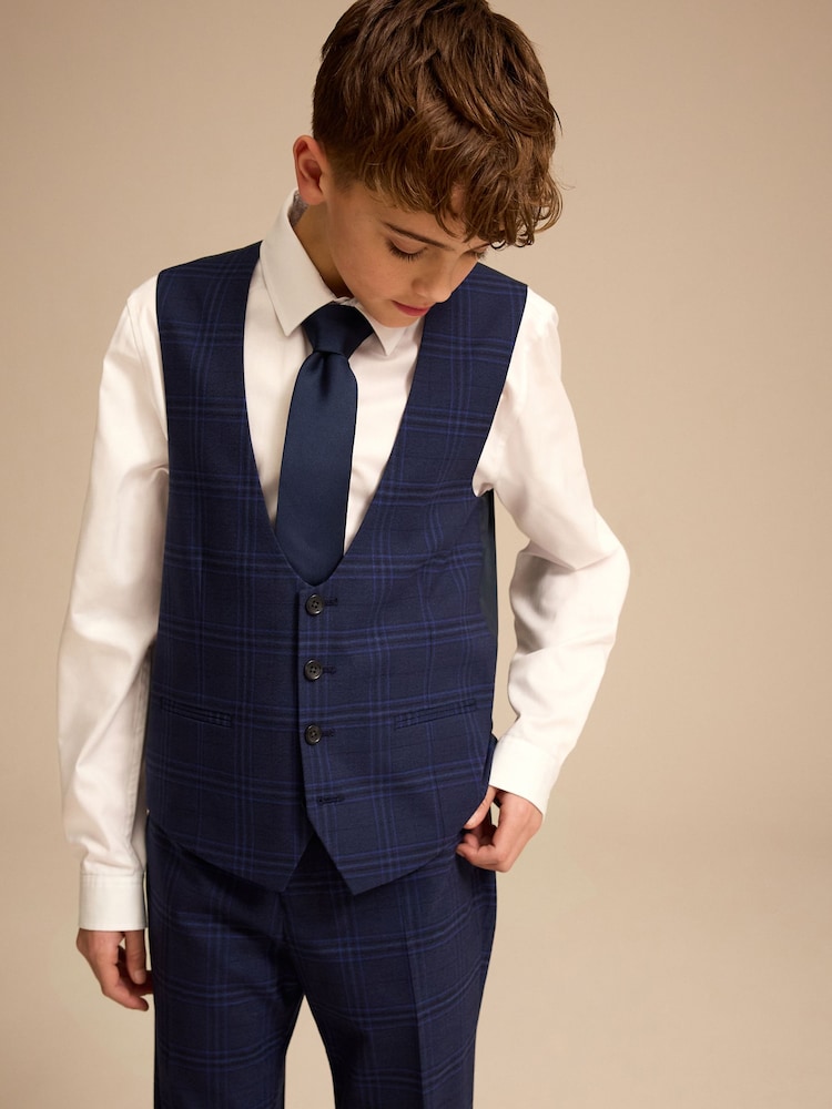 Navy Waistcoat (12mths-16yrs) - Image 1 of 10