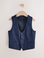 Denim Dark Blue Stand Alone Waistcoat (12mths-16yrs) - Image 1 of 5