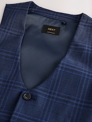 Denim Dark Blue Stand Alone Waistcoat (12mths-16yrs) - Image 3 of 5