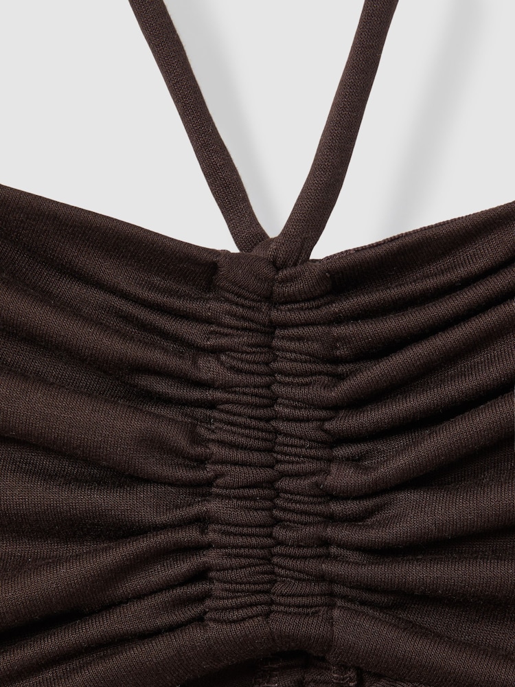 Top con cuello halter fruncido Solare de Reiss - Imagen 5 de 5 Top con cuello halter fruncido Solare de Reiss - Imagen 5 de 5