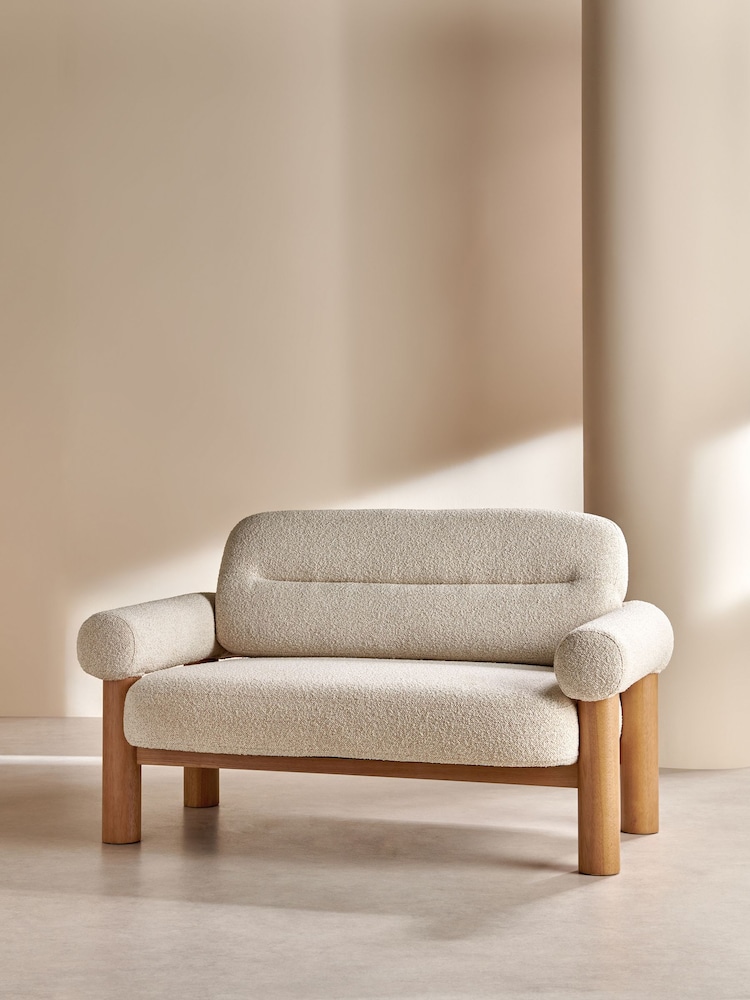 MADE.COM Off White Pax Boucle Maxton 2 Seater Sofa - Image 2 of 7