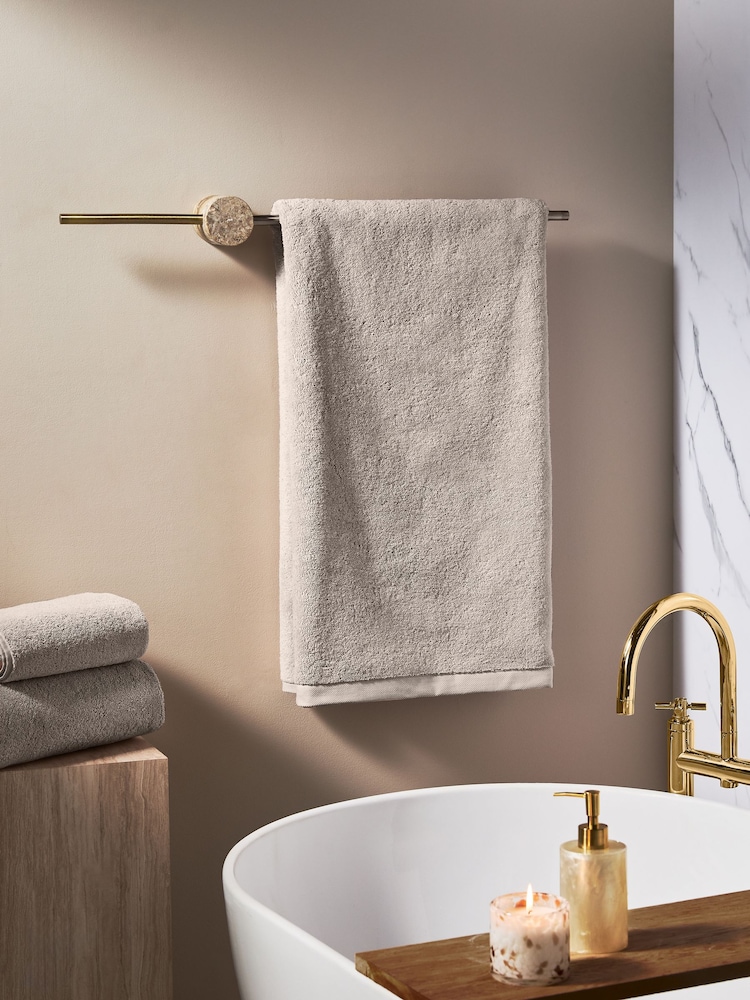 Natural Mink Luxury Spa Collection Luxe 100% Cotton Towel - Image 2 of 5