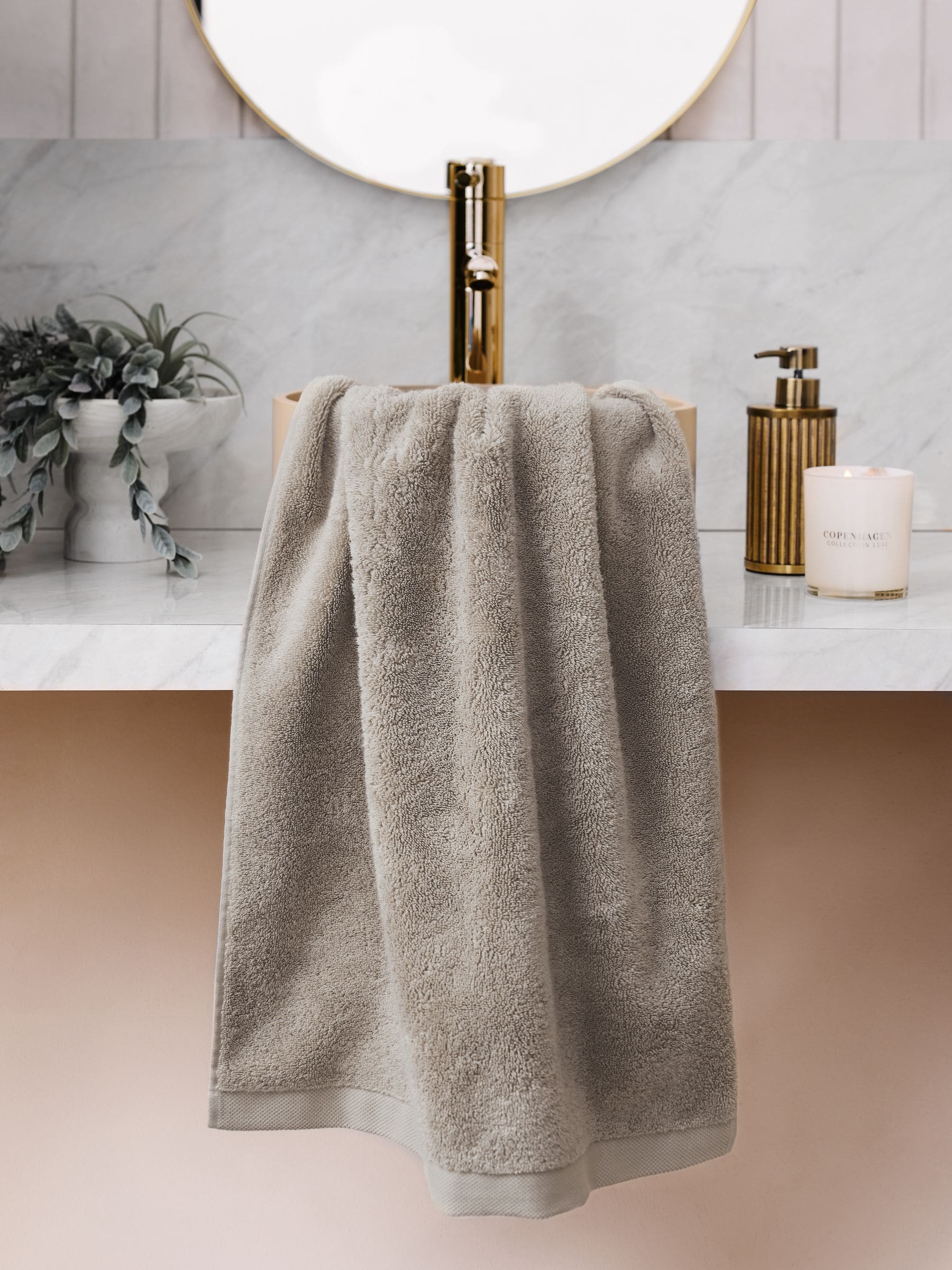 Buy Natural Mink Luxury Spa Collection Luxe Towel from Next USA