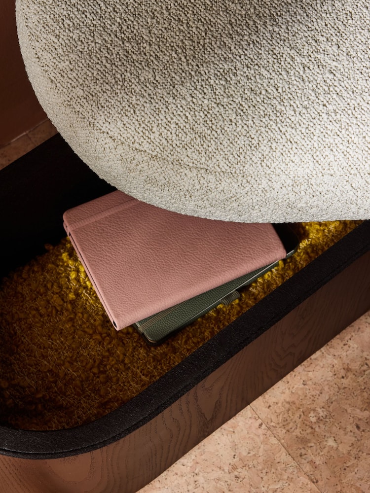 MADE.COM Off White Pax Boucle Novara Storage Ottoman Bench - Image 2 of 6