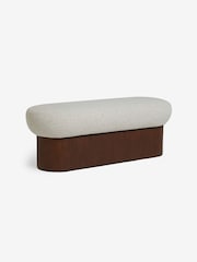 MADE.COM Off White Pax Boucle Novara Storage Ottoman Bench - Image 4 of 6