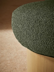 MADE.COM Forest Green Pax Boucle Novara Storage Ottoman Bench - Image 3 of 6