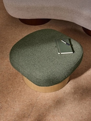 MADE.COM Forest Green Pax Boucle Novara Storage Footstool - Image 2 of 6