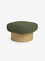 MADE.COM Forest Green Pax Boucle Novara Storage Footstool - Image 4 of 6