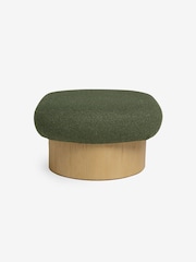 MADE.COM Forest Green Pax Boucle Novara Storage Footstool - Image 5 of 6