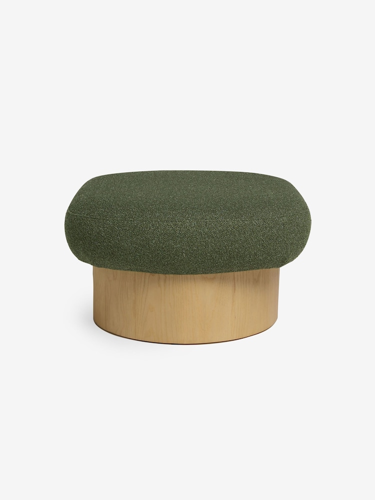 MADE.COM Green Pax Boucle Novara Storage Footstool - Image 6 of 6 MADE.COM Green Pax Boucle Novara Storage Footstool - Image 6 of 6