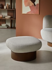 MADE.COM Off White Pax Boucle Novara Storage Footstool - Image 1 of 6