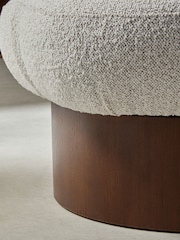 MADE.COM Off White Pax Boucle Novara Storage Footstool - Image 3 of 6