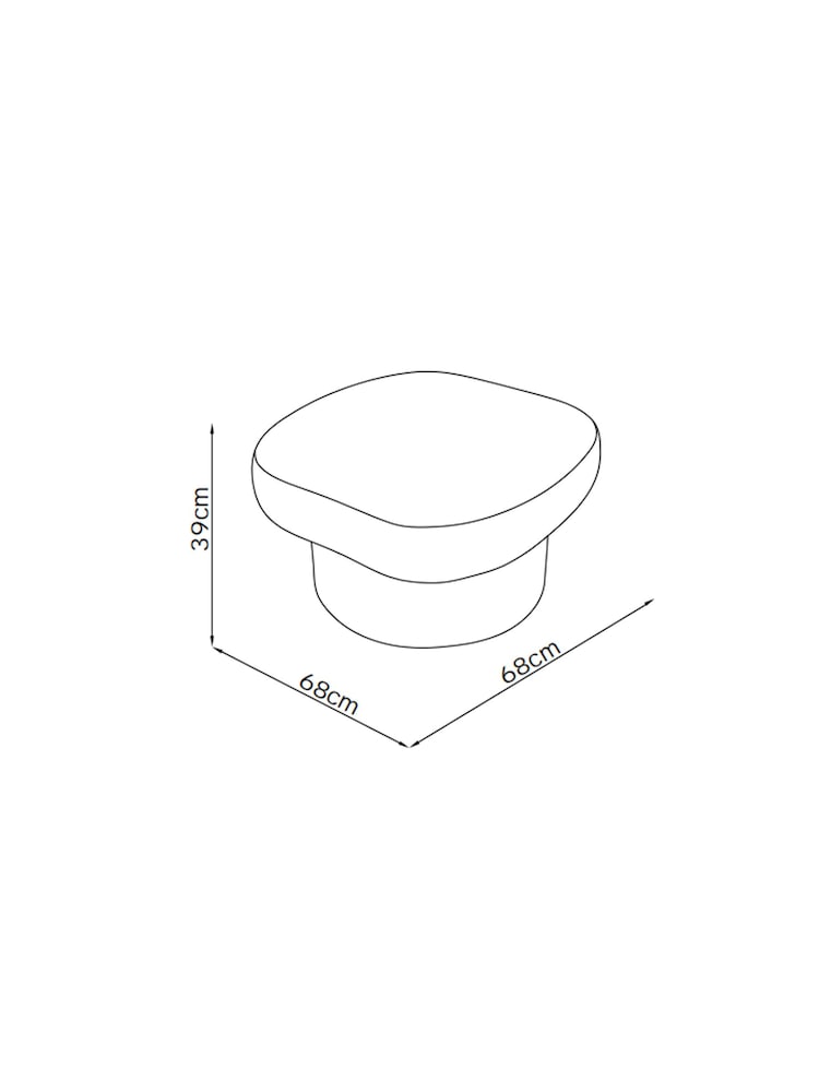 MADE.COM Off White Pax Boucle Novara Storage Footstool - Image 6 of 6