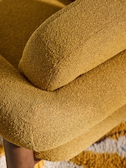 MADE.COM Ochre Yellow Pax Boucle Maxton Chair - Image 3 of 7