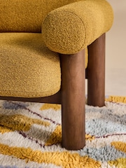 MADE.COM Ochre Yellow Pax Boucle Maxton Chair - Image 5 of 7