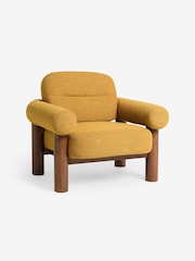 MADE.COM Ochre Yellow Pax Boucle Maxton Chair - Image 6 of 7