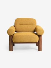 MADE.COM Ochre Yellow Pax Boucle Maxton Chair - Image 7 of 7