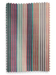Multi Stripe Eyelet Lined Curtains - Image 5 of 5