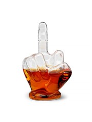 MenKind Clear InGenious Middle Finger Decanter - Image 3 of 4