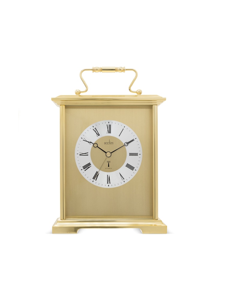 Acctim Clocks Gold Althorp Radio Controlled Carriage Clock - Image 1 of 5