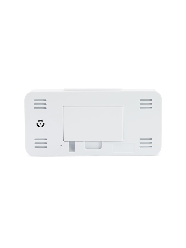 Acctim Clocks White Rialto RC Multi Colour LED Alarm Clock - Image 6 of 6
