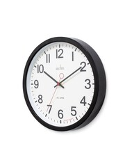 Acctim Clocks Black Kempston 35cm Metal Wall Clock - Image 3 of 3