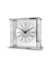 Acctim Clocks Silver Hamilton Table Clock - Image 3 of 6