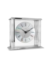 Acctim Clocks Silver Hamilton Table Clock - Image 4 of 6