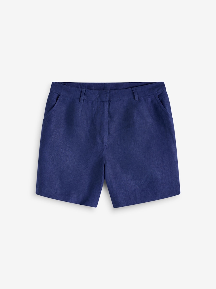 Aspiga Blue Alexandra 100% Cotton Shorts - Image 3 of 3