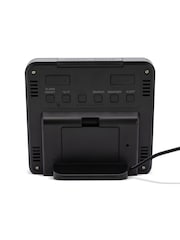 Acctim Clocks Black Wyndham Colour Weatherstation Alarm Clock - Image 4 of 4