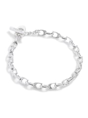 COACH Silver Tone Signature Link Bracelet - Image 2 of 4