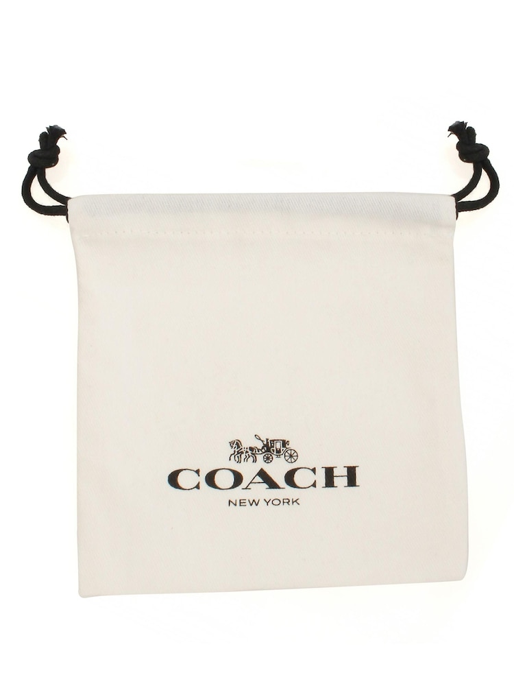COACH Gold Tone Signature C Buckle Curb Chain Necklace - Image 3 of 3