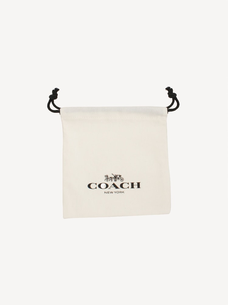 COACH Gold Tone Earrings - Image 4 of 4