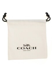 COACH Gold Tone Signature Horse & Carriage Leather Slider Bracelet - Image 3 of 3