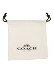 COACH Gold Tone Signature Pavé Tea Rose Slider Bracelet - Image 3 of 3