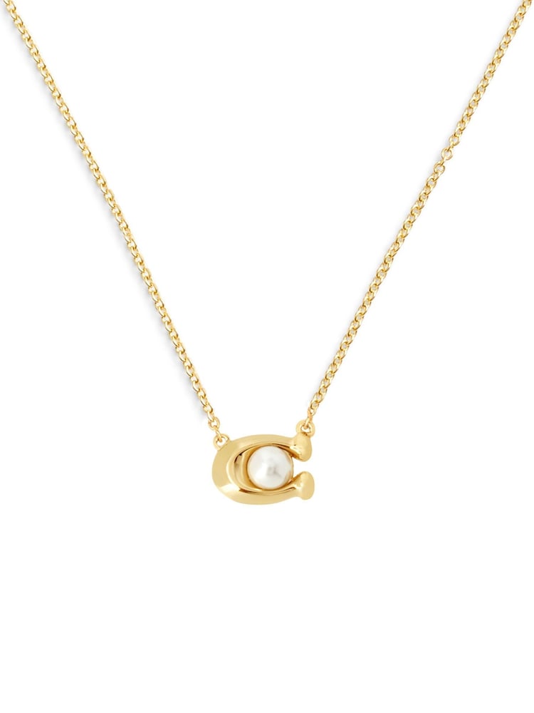 COACH Gold Tone Signature Pearl jewellery Set - Image 2 of 4
